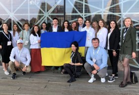 The Theory of Protection installation at the Copenhagen Democracy Summit: an act of solidarity with Ukrainians