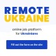 Remote work vacancies for Ukrainians – RemoteUkraine